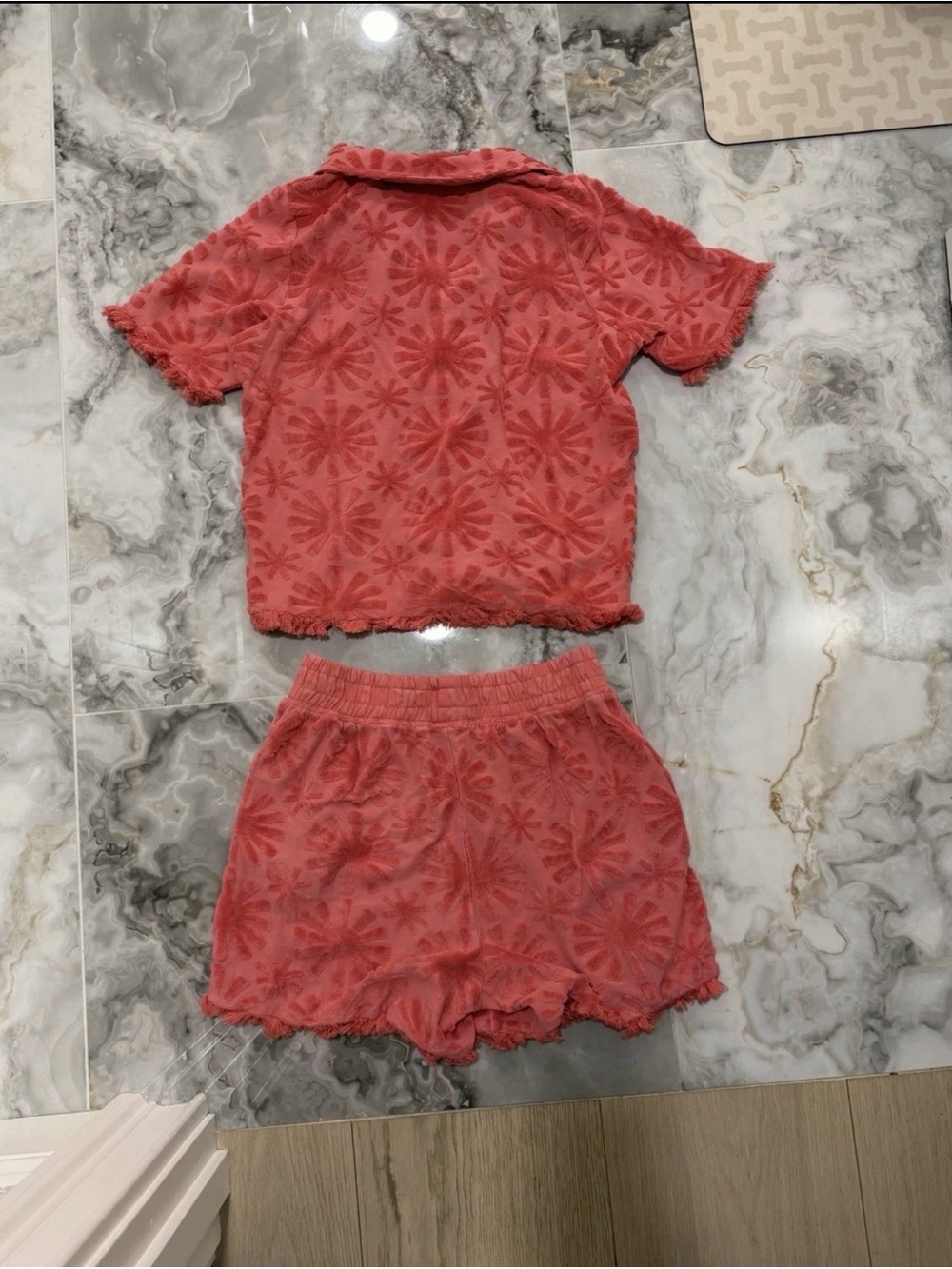 Rails Coral Floral Textured Short Set - Picture 6 of 6